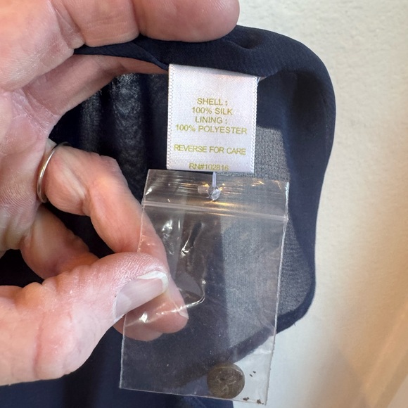 GARNET HILL 100% Silk Shirt Dress - Picture 7 of 12